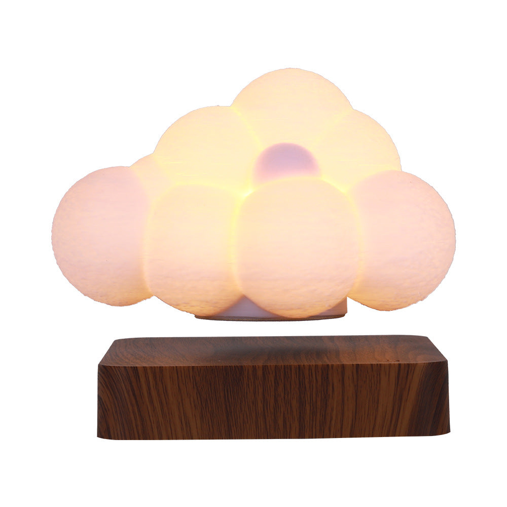 Nouveauté veilleuse lévitation magnétique nuage lampe créativité flottant 3D impression ampoule bureau décoration cadeau d'anniversaire