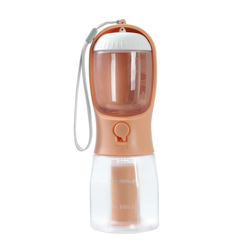 Gobelet à eau pour chien, sac poubelle pour boire de la nourriture, trois en un, portable, petit, multifonctionnel, pour animaux de compagnie, fournitures pour animaux de compagnie