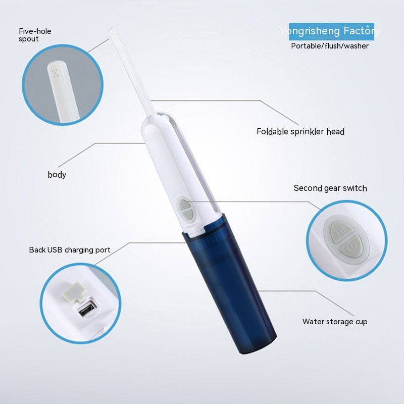 Rinçage électrique portatif rechargeable par USB