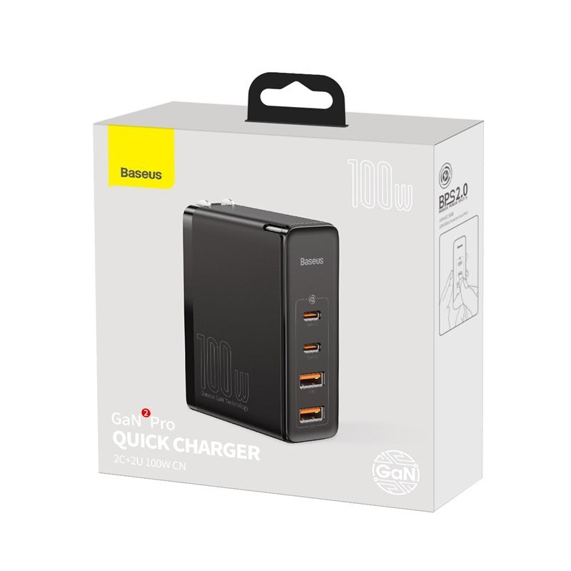 Chargeur de téléphone portable à quatre ports GaN 100 W