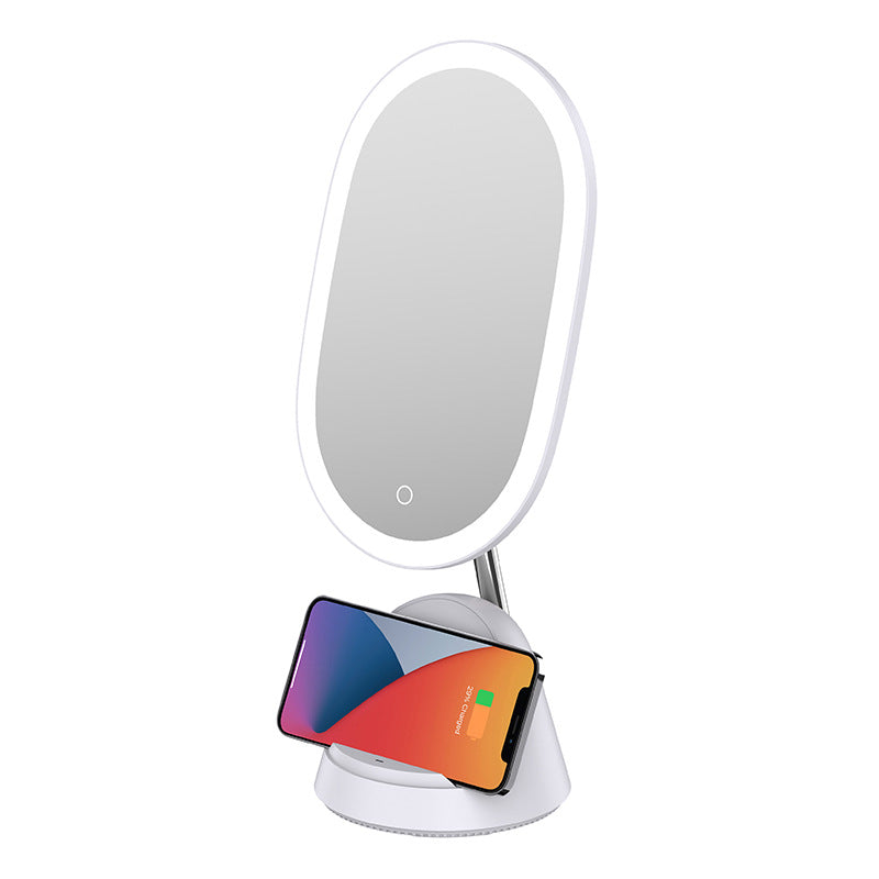 Miroir de maquillage multifonctionnel à la mode, lampe de Table, créativité de bureau