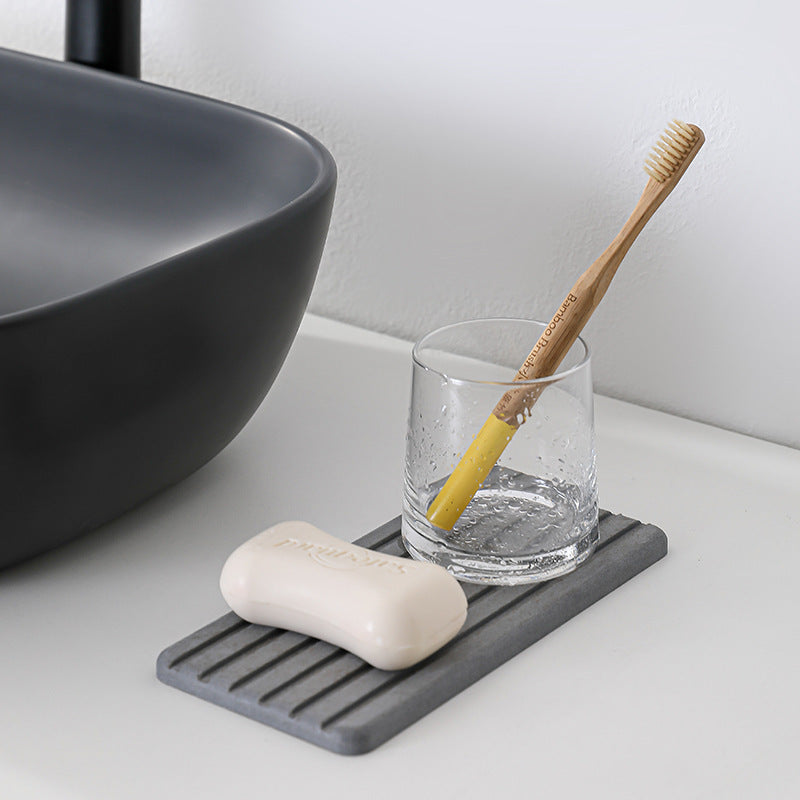 Bathroom Wash Diatomite Water Absorbent Coaster