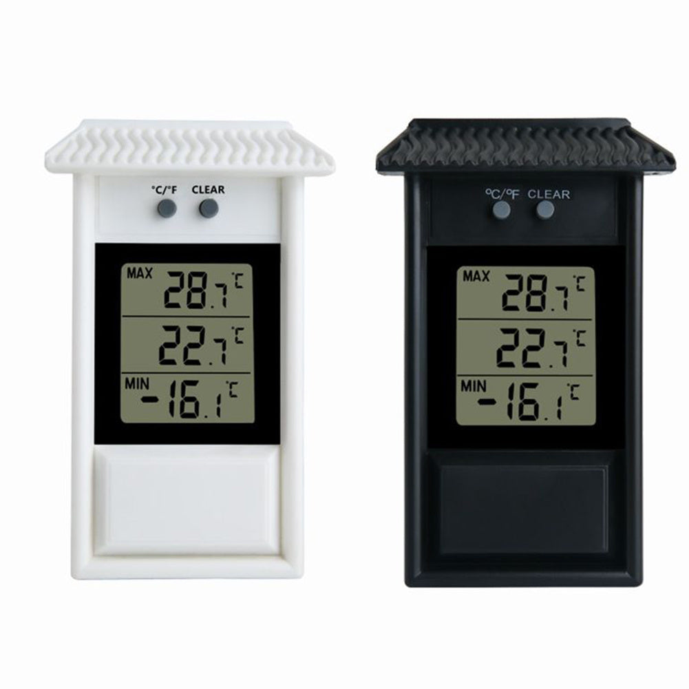 Garden Waterproof Thermometer Digital Thermometer Display Max Min Greenhouse Thermometer Garden Indoor Outdoor Wall Room