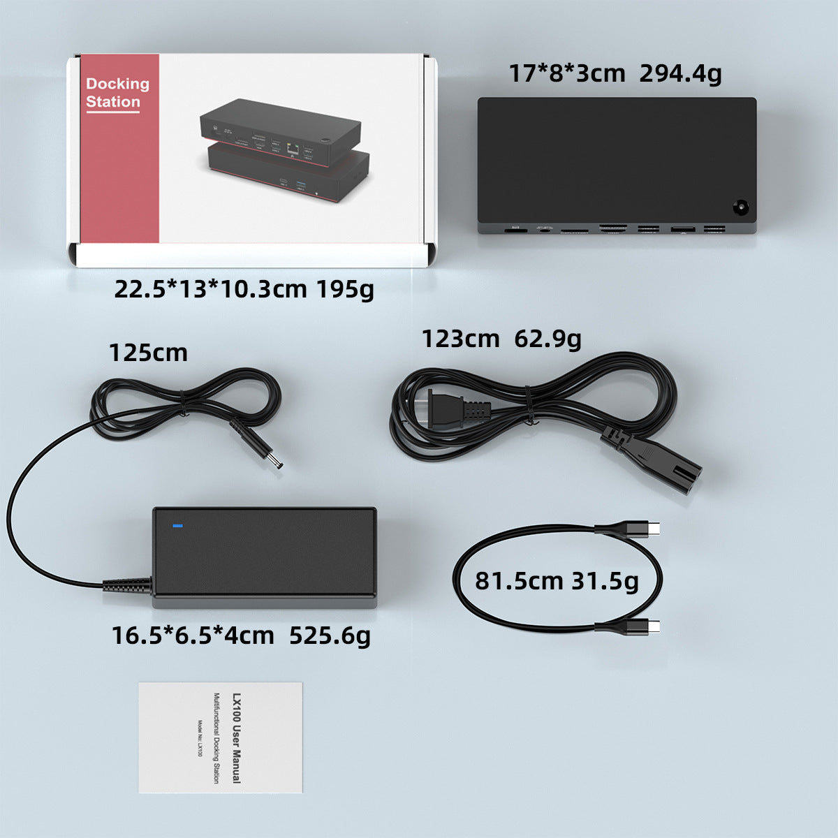 Station d'accueil répartiteur de Type C, bande d'extension pour ordinateur portable avec écran 4K