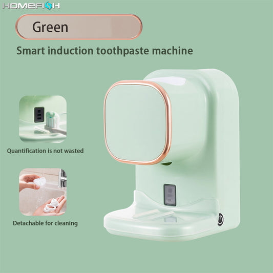 Automatic Induction Squeezing Toothpaste Without Punching Holes  Wall Mounted Lazy Electric Toothpaste Sensor Toothbrush Holder