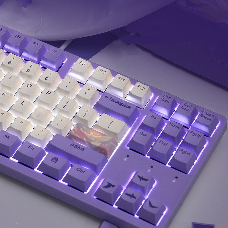 Axis Game Mechanical Keyboard Sublimation Key Cap 87 Keys