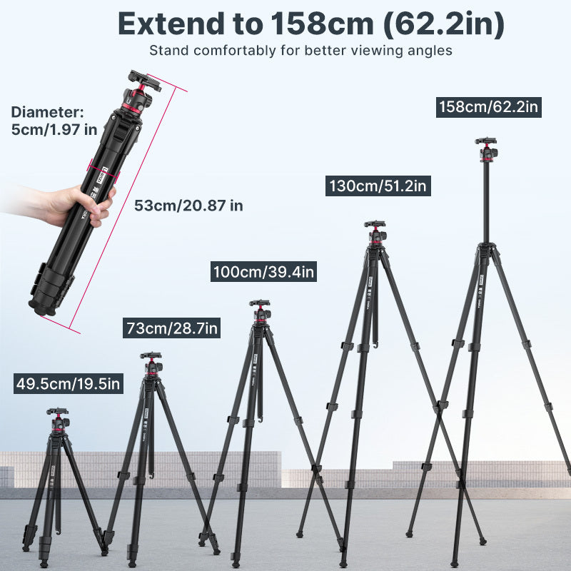 Aluminum Alloy Metal Outdoor Travel Tripod