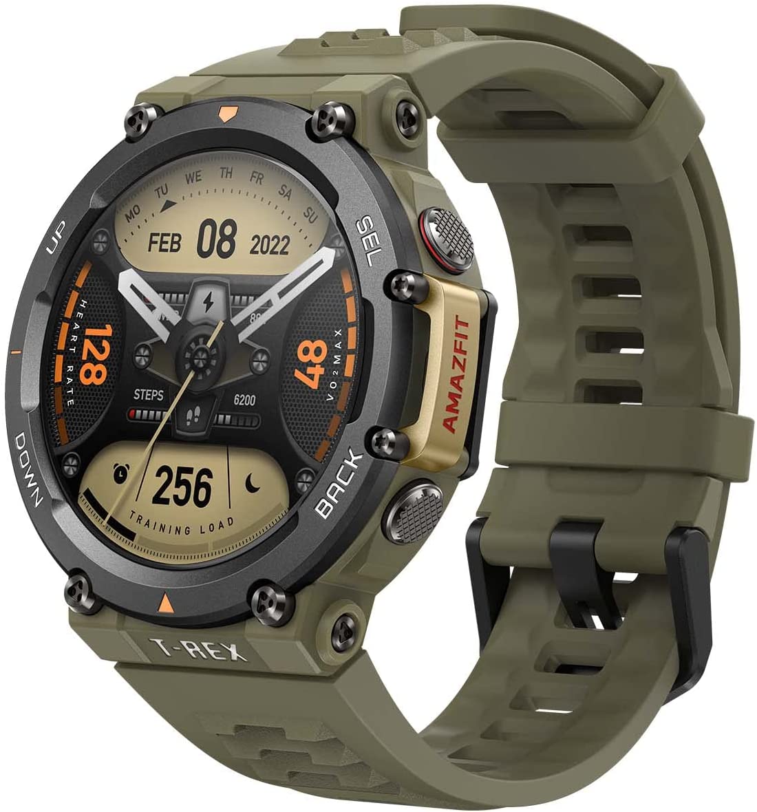 Amazfit T Rex 2 Smartwatch T Rex 2 Ruta de doble banda Importación 150 Modos deportivos incorporados Reloj inteligente 