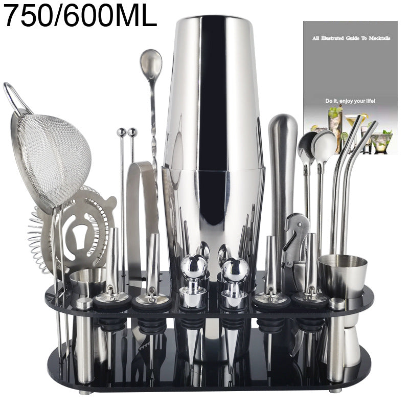 Boston Cocktail Shaker Bar Tools Wine Mixer Set