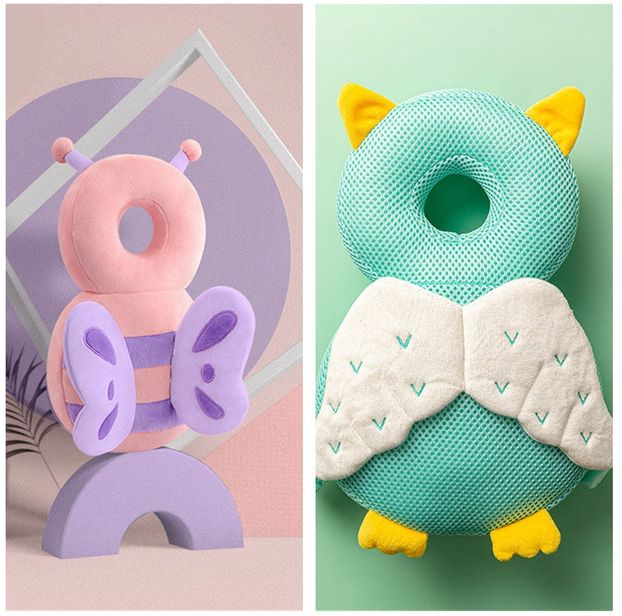 Baby Toddler Headrest Child Protection Baby Head Protection Cushion Cute Angel Wings