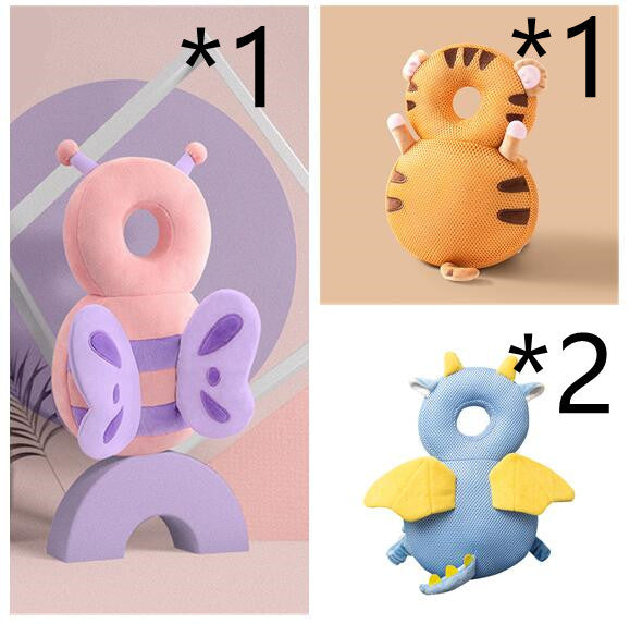 Appui-tête pour bébé, Protection pour enfants, coussin de Protection de la tête pour bébé, ailes d'ange mignonnes