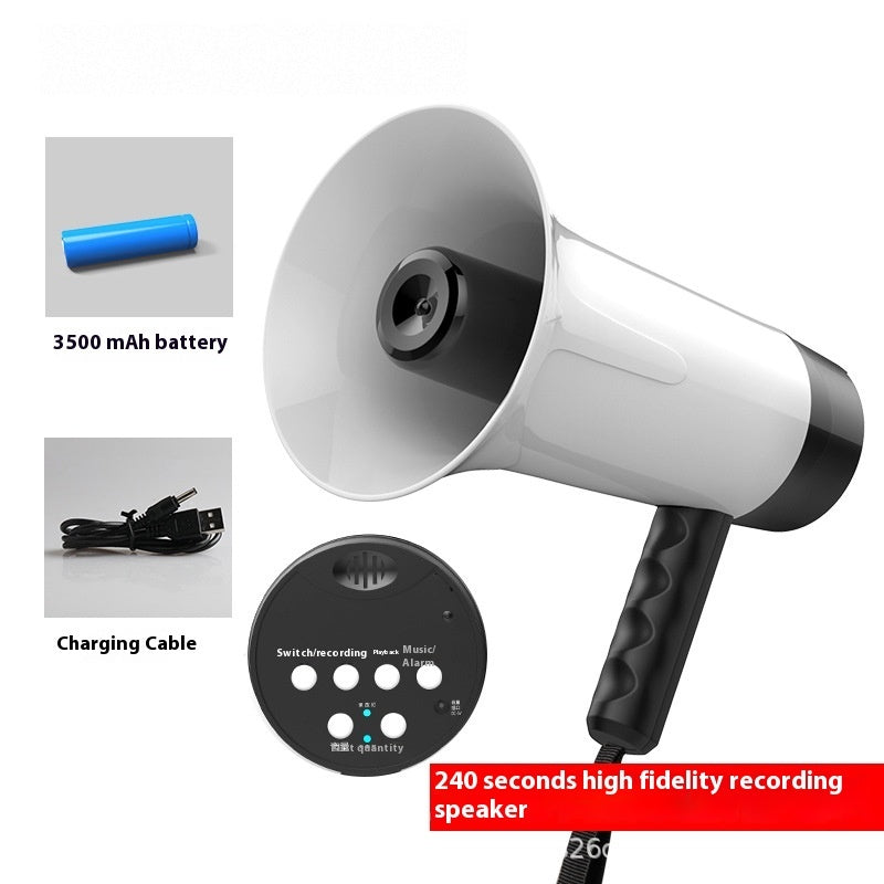 Megaphone Recording Speaker High Power Handheld