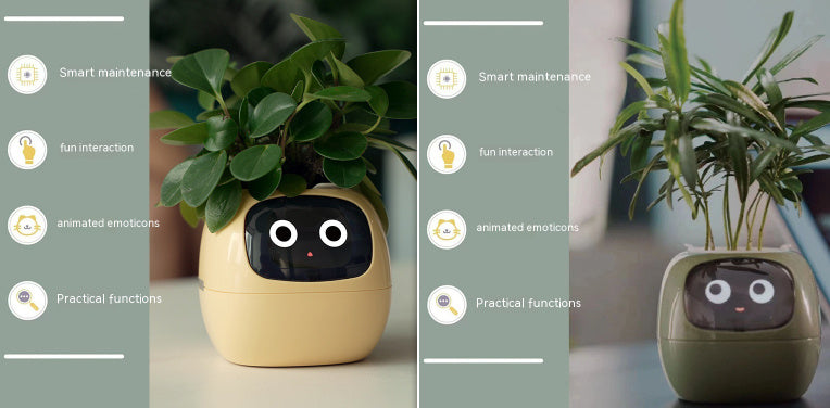 Facial Expression Control Intelligent Flower Pot