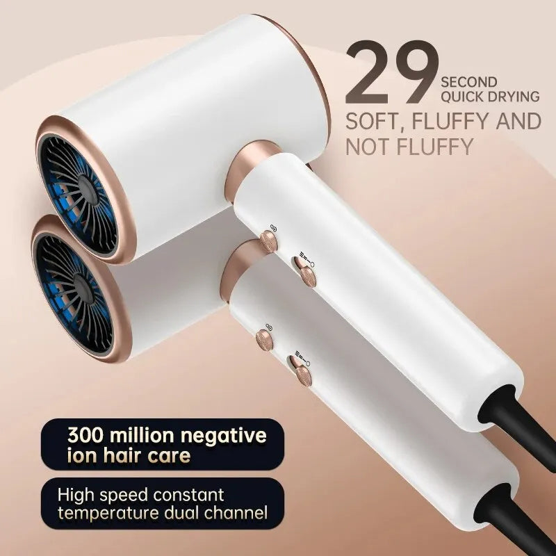 F37 2000W  Gear Professional Hair Dryer Negative Lonic Blow Dryer Hot Cold Wind Air Brush Hairdryer Strong PowerDryer Salon Tool