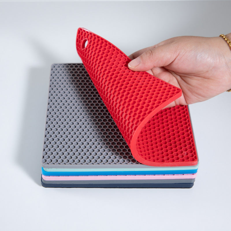 Silicone Placemat Honeycomb Insulation Nordic Style