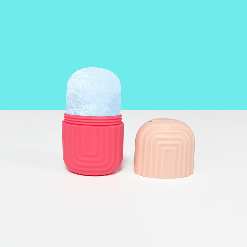 Outils de beauté de beauté de rétrécissement de pores de plateau de glace de visage de silicone