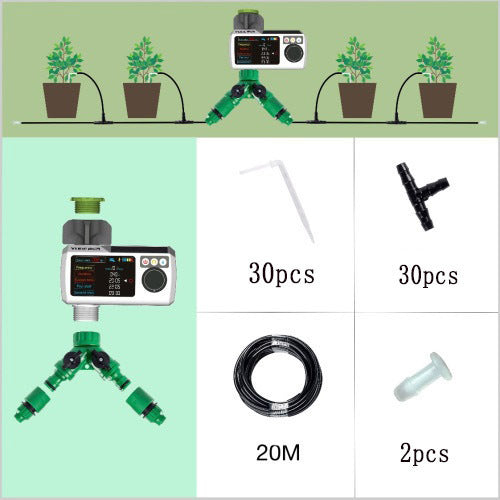 Dispositivo de riego automático para balcón y jardín, controlador de riego por goteo inteligente con sincronización