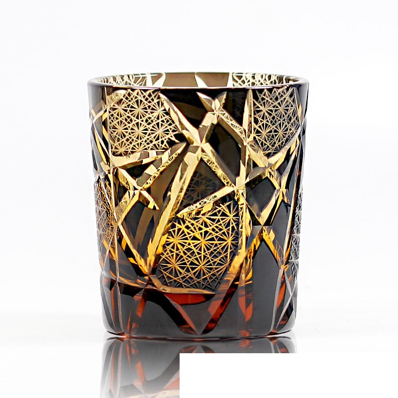 Asterism Crystal Glass Hand Carved Water Cup