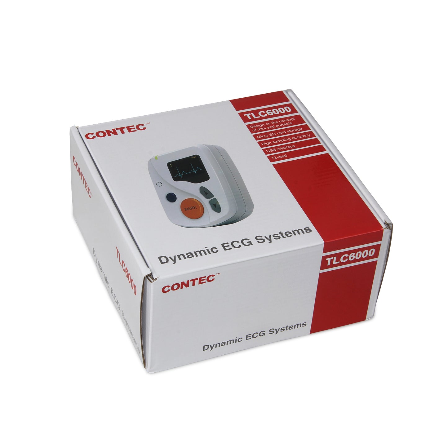 CONTEC 12 canaux 24 heures ECG EKG Holter enregistreur systèmes moniteur analyseur logiciel PC