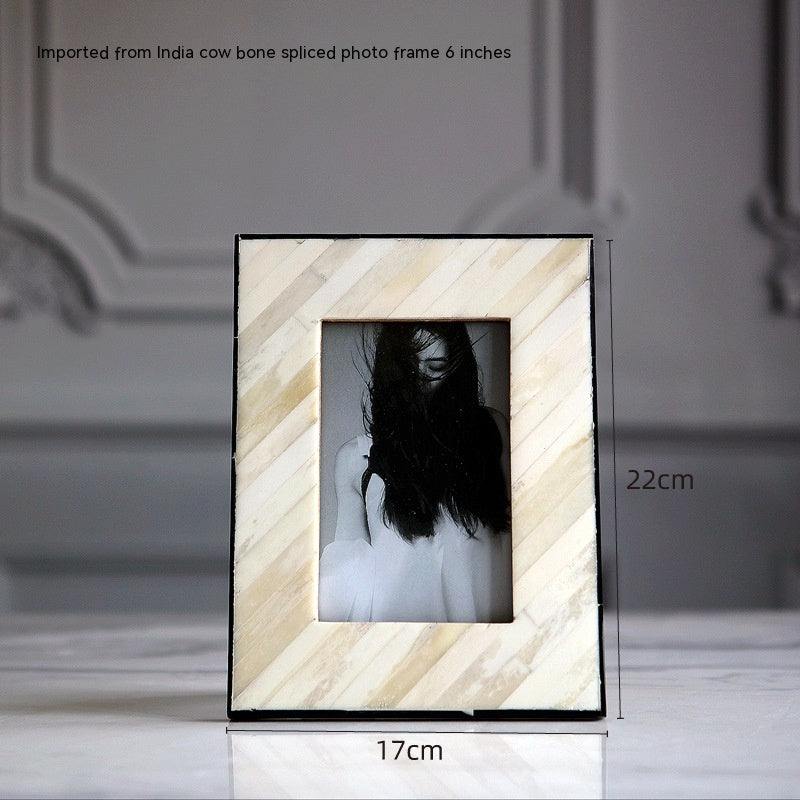 Ox Bone Like Photo Frame