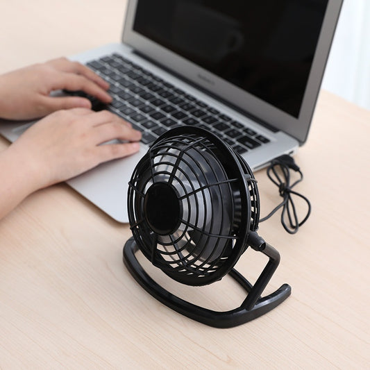 Convenient Mute Mini 4-inch USB Plastic Electric Fan