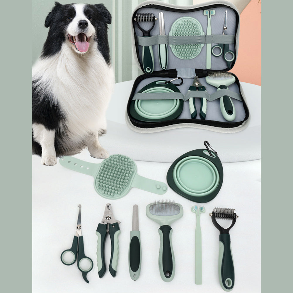 Cortapelos para perros, kit profesional de aseo para perros, cortapelos inalámbricos para abrigos gruesos, cortapelos para perros, cortapelos para perros de bajo ruido, cortapelos silenciosos para mascotas para perros, gatos, kit de aseo para perros