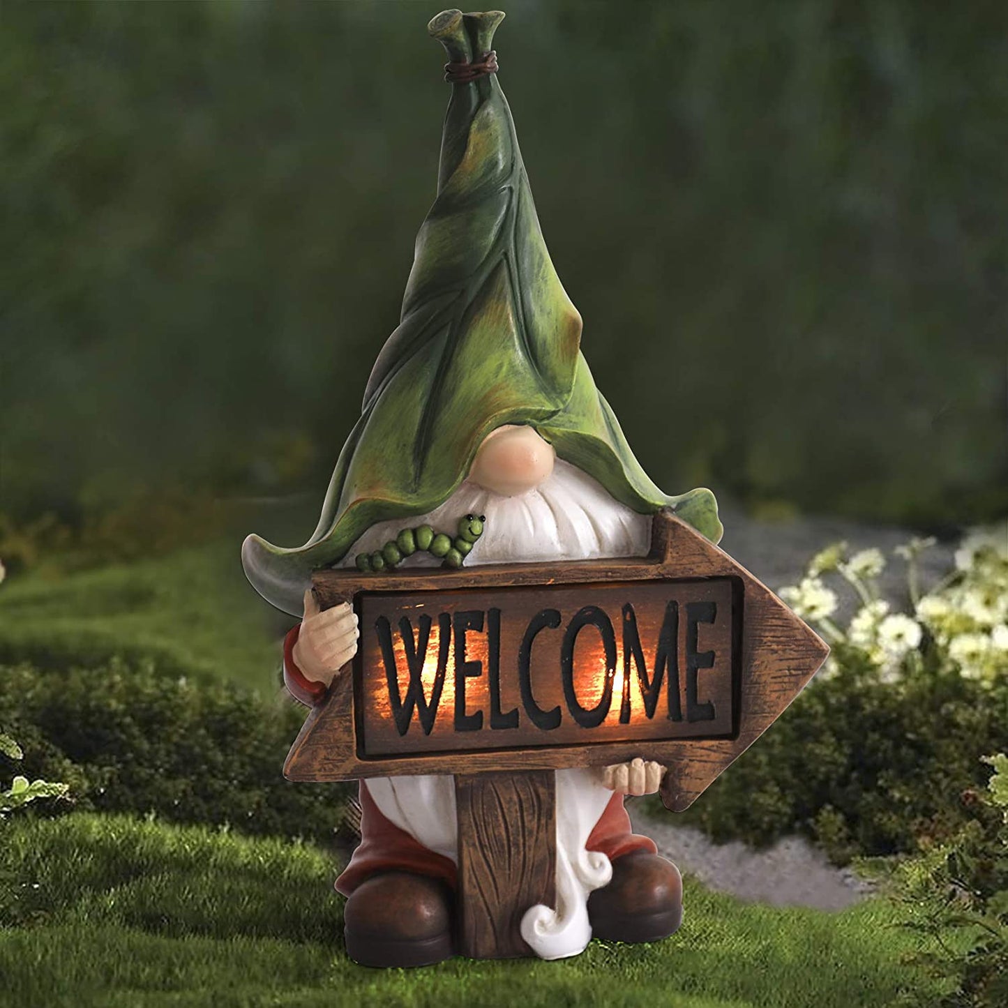 Dwarf White Beard Garden Statue Decoration