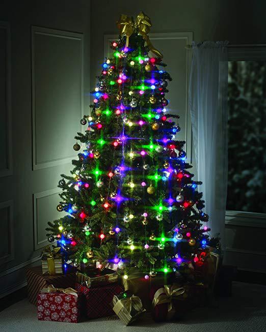 Cadena de luces para decoración de árboles de Navidad