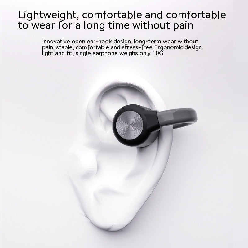 Oreille simple et double de casque de Bluetooth de conduction osseuse accrochant