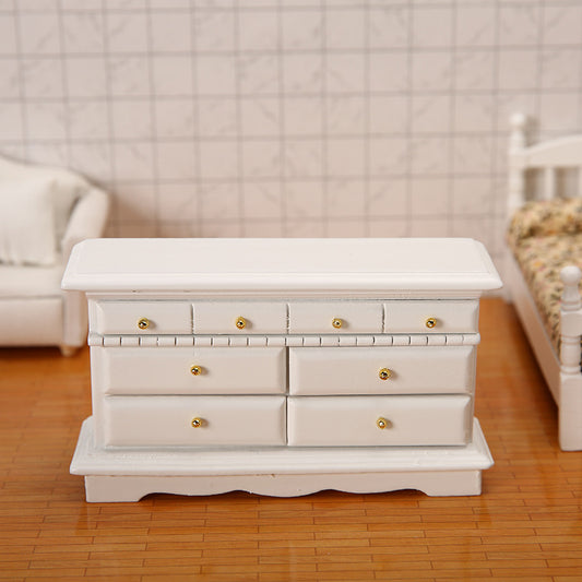 Doll House Furniture DIY Wooden Cabinet