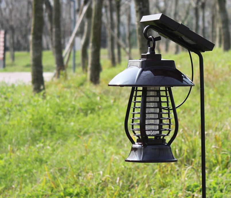 Lampe anti-moustique solaire dédiée transfrontalière lampe insecticide recharge moustique jardin extérieur lampe anti-moustique électronique anti-moustique véritable 