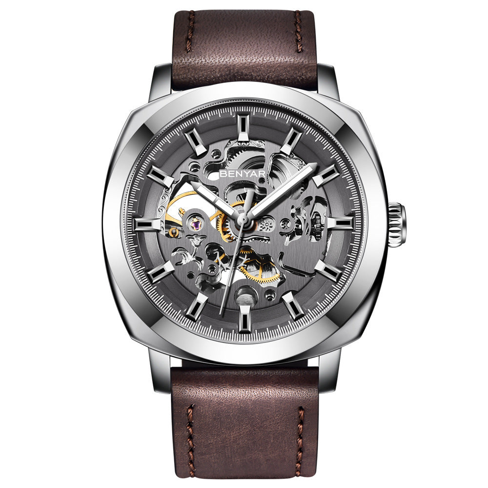 Hollow mechanical watch