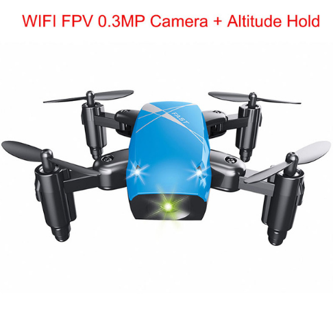 Micro pliable RC Drone 3D roulement volant télécommande quadrirotor jouets avec caméra WiFi APP contrôle hélicoptère Dron enfants cadeau