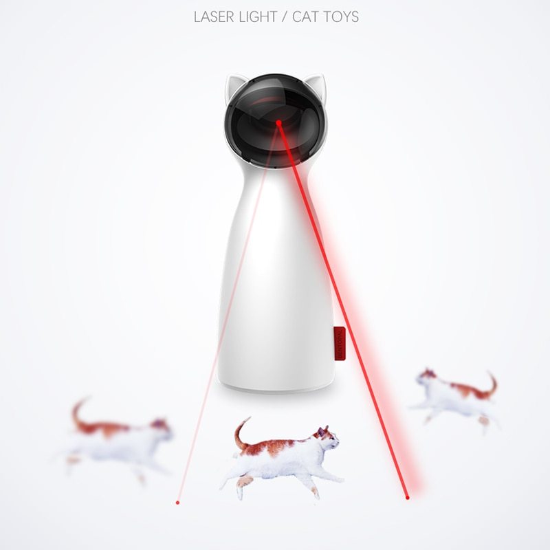 Creativo gato mascota Láser LED divertido juguete inteligente automático gato ejercicio entrenamiento entretenido juguete