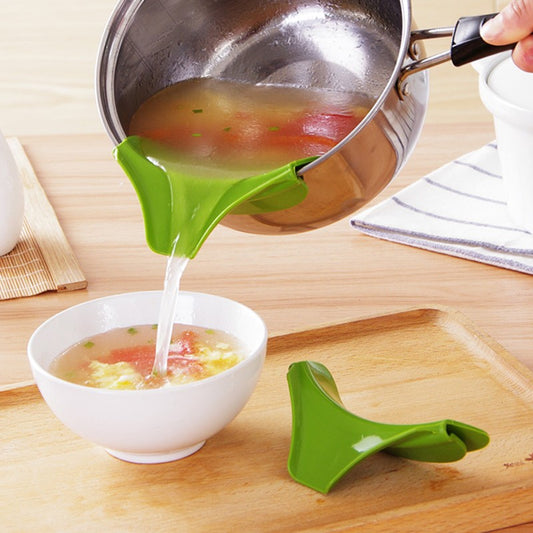 Entonnoir à soupe en silicone, outils gadgets de cuisine