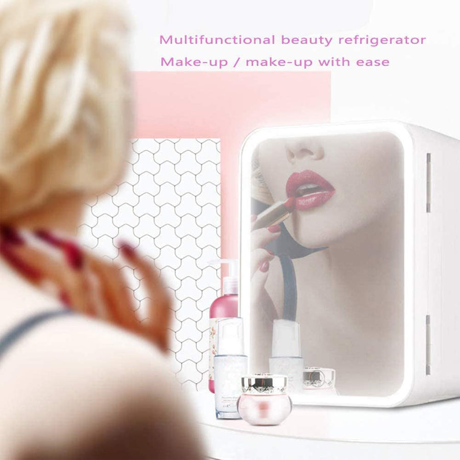 Mini refrigerador de maquillaje, refrigerador cosmético portátil, refrigerador y calentador, congelador para perfumes, productos de belleza para el cuidado de la piel