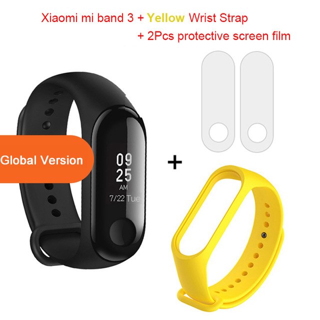 Version mondiale Xiaomi mi band 3 Fitness Tracker Bracelet intelligent 0.78 OLED écran tactile 50M étanche miband 3 Xiomi band 3