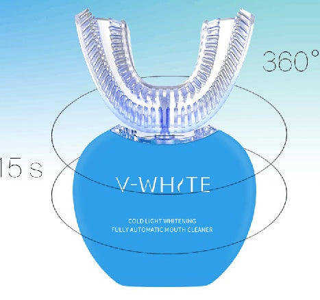 Cepillo de dientes eléctrico ultrasónico, limpiador de dientes automático, cepillo de dientes perezoso en forma de U