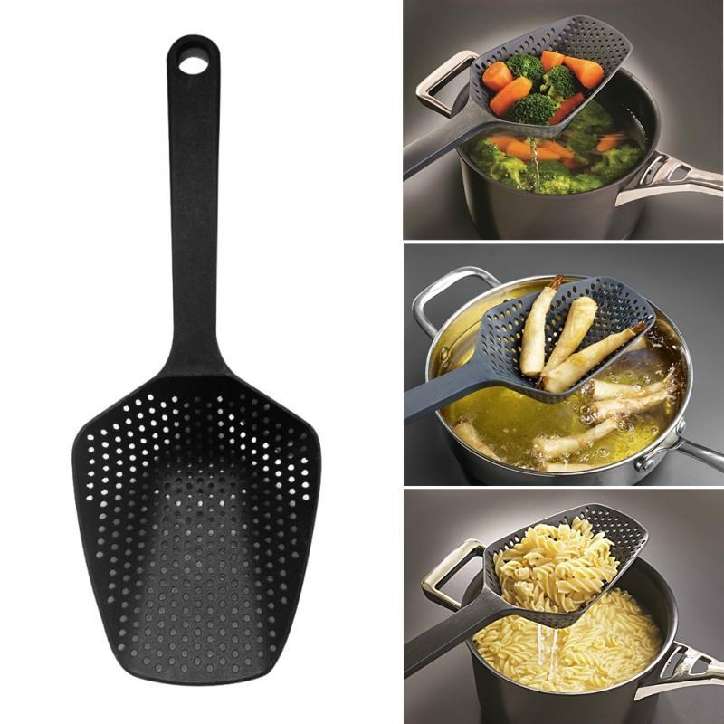 Passoire en Nylon, grande passoire, appareils de cuisine, cuillère, pelle, cuillère à soupe, filtre, outils de cuisine, accessoires de cuisine à domicile