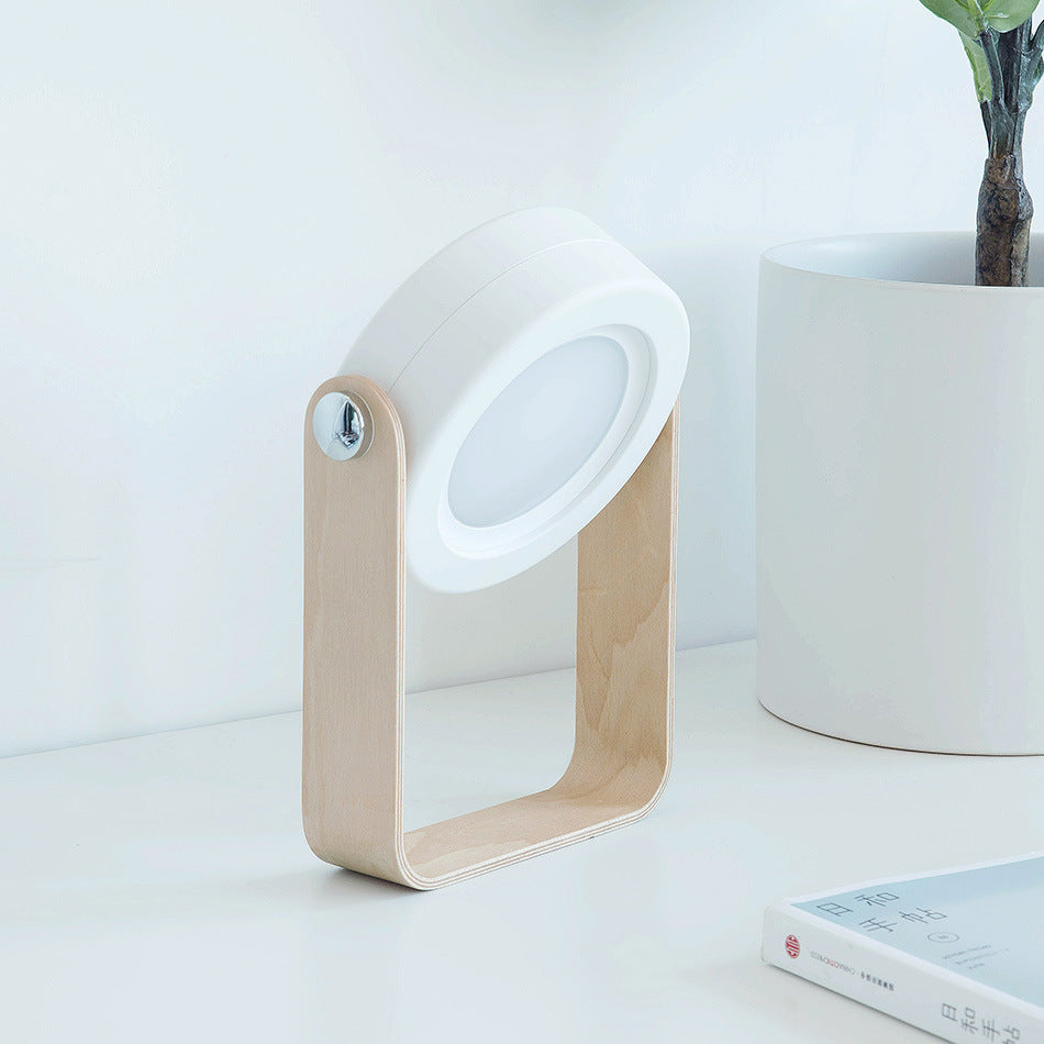 Lámpara LED de noche plegable, táctil, regulable, para lectura, portátil, recargable por USB, para decoración del hogar