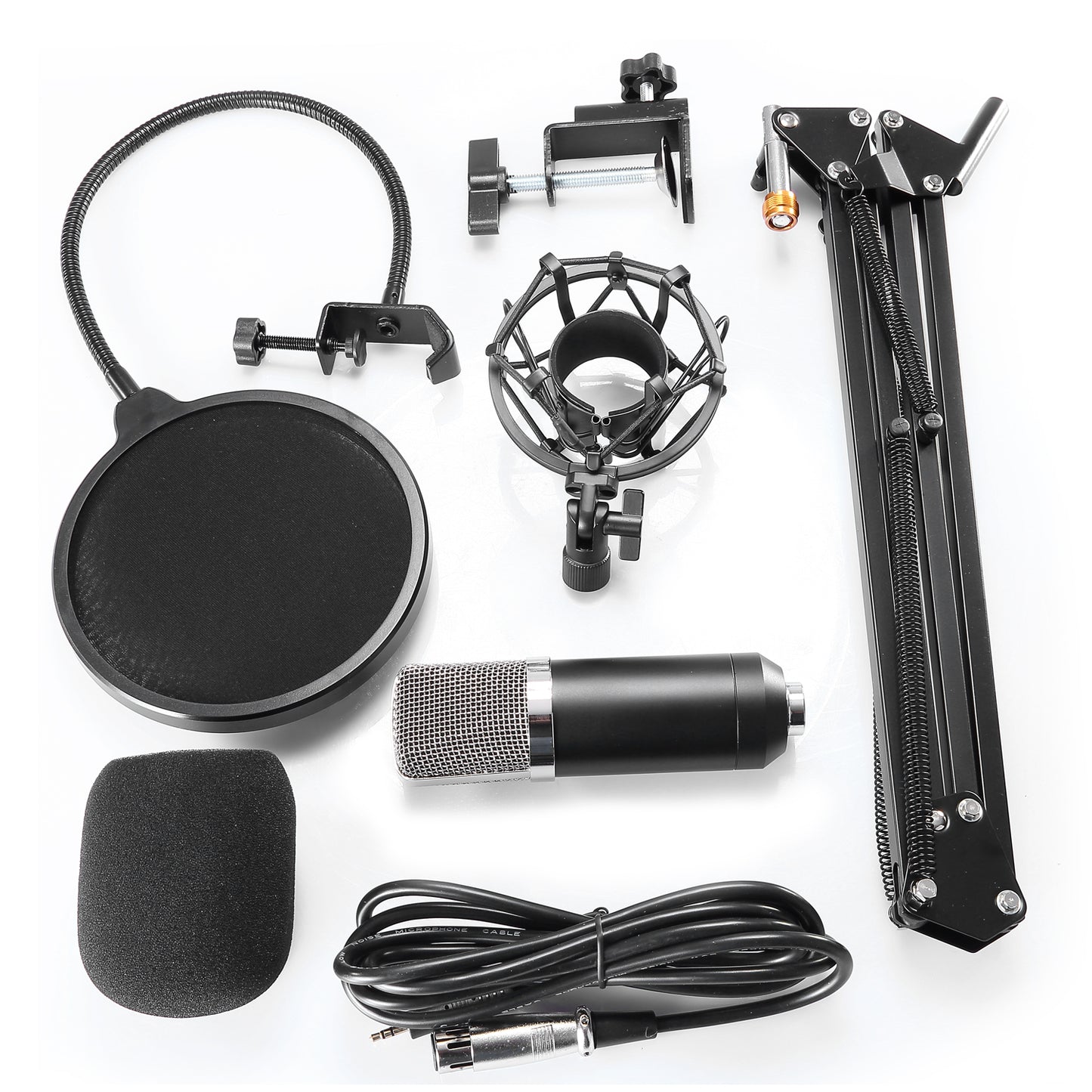 KIT de Microphone NW70 + filtre anti-vent pour MICROPHONE B-3 + support NB-35