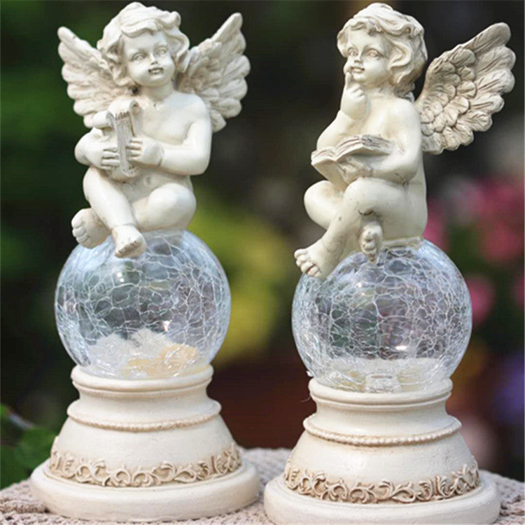 Garden balcony angel solar light