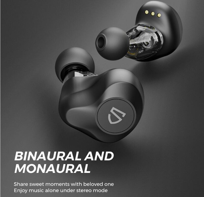 Auriculares inalámbricos con controladores dinámicos duales Bluetooth