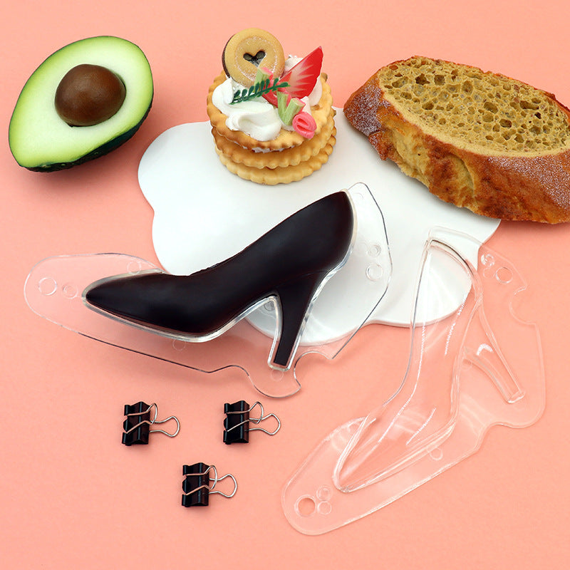 High Heels Chocolate Mold Transparent Cake Baking Tools