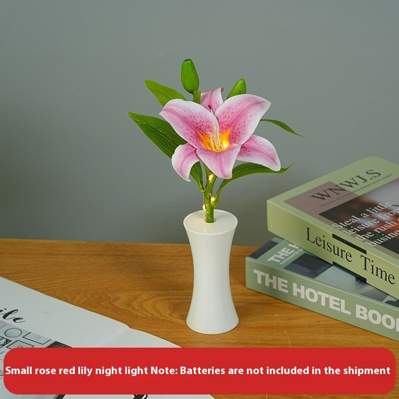 Lily Creative Simulation Bouquet Night Light