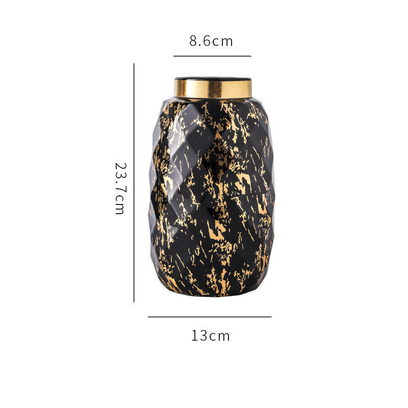 Light Luxury Creative Living Room Ceramic Vase