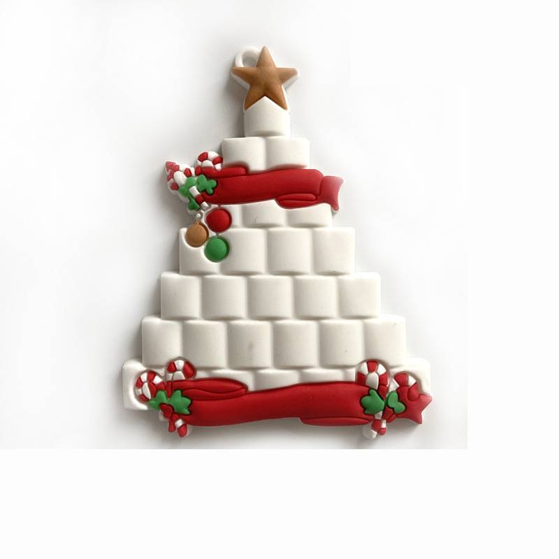 Family Christmas Tree PVC Pendant Decoration