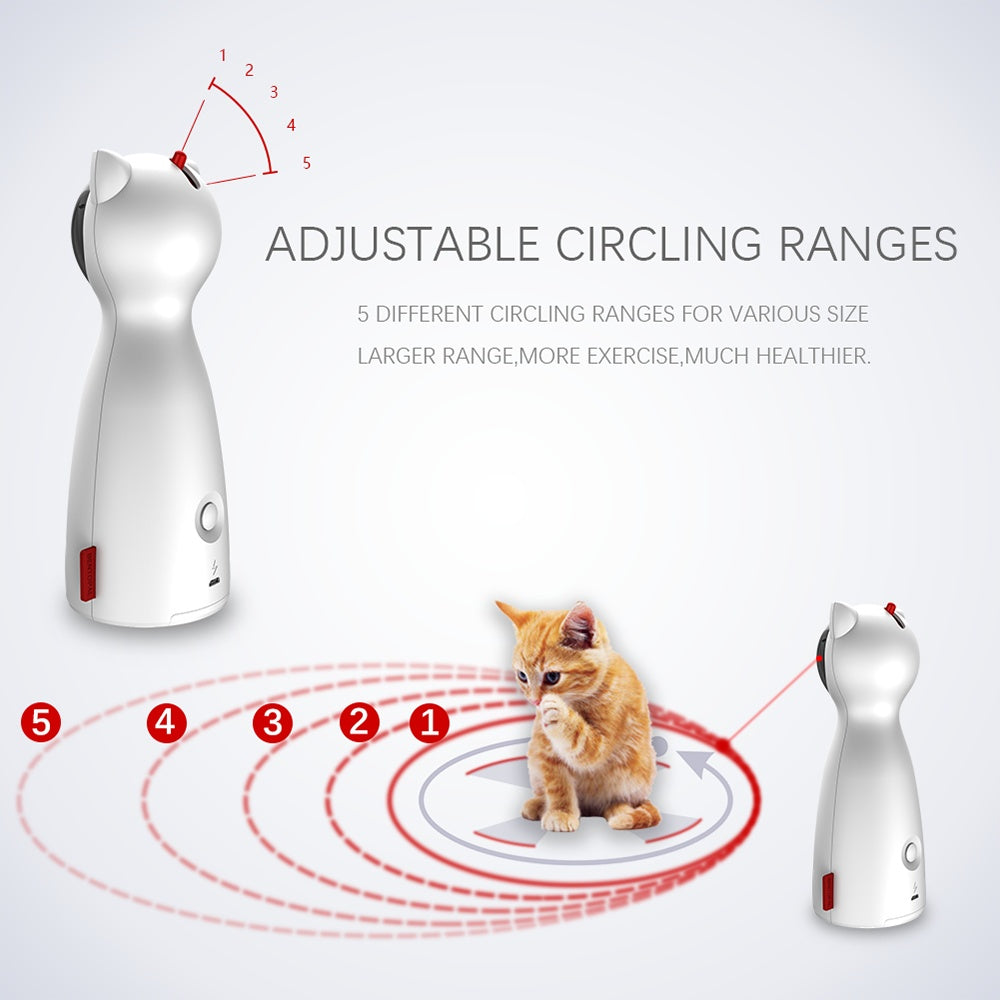 Créatif chat animal de compagnie LED Laser jouet drôle intelligent automatique chat exercice formation divertissant jouet