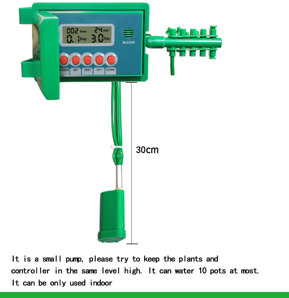 Kits de riego por goteo para el hogar, microautomático, sistema de riego con controlador inteligente para jardín