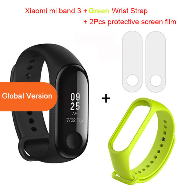 Global Version Xiaomi mi band 3 Fitness Tracker Smart Bracelet 0.78 OLED Touch Screen 50M Waterproof miband 3 Xiomi band 3